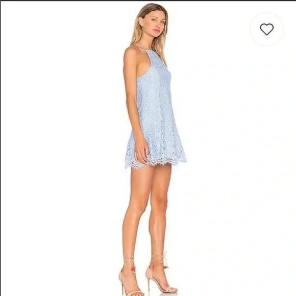 NBD Revolve Bria lace dress in ivory - Picture 2 of 8